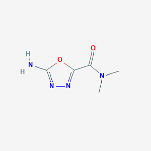 5-amino-N,N-dimethyl-1,3,4-oxadiazole-2-carboxamide - 2549039-60-1