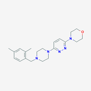 4-(6-{4-[(2,4-dimethylphenyl)methyl]piperazin-1-yl}pyridazin-3-yl)morpholine - 2548983-27-1