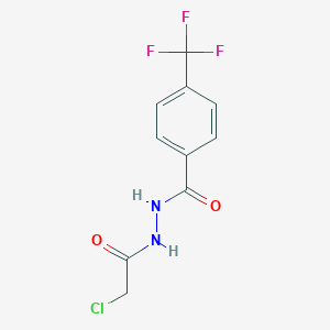 N'-(2-chloroacetyl)-4-(trifluoromethyl)benzohydrazide - 1554689-09-6
