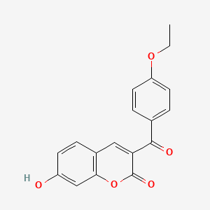 3-(4-ethoxybenzoyl)-7-hydroxy-2H-chromen-2-one - 902557-88-4