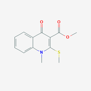 methyl 1-methyl-2-(methylsulfanyl)-4-oxo-1,4-dihydroquinoline-3-carboxylate - 2502298-71-5