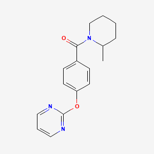 2-[4-(2-methylpiperidine-1-carbonyl)phenoxy]pyrimidine - 1334374-83-2