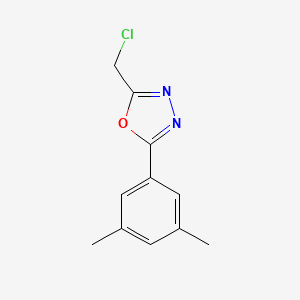 2-(chloromethyl)-5-(3,5-dimethylphenyl)-1,3,4-oxadiazole - 497182-09-9