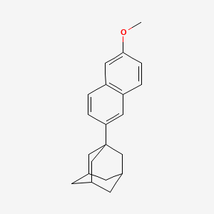 1-(6-methoxynaphthalen-2-yl)adamantane - 37436-36-5