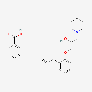 1-(2-allylphenoxy)-3-(piperidin-1-yl)propan-2-ol benzoate - 483966-93-4