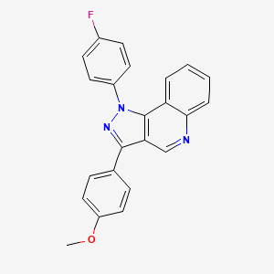 1-(4-fluorophenyl)-3-(4-methoxyphenyl)-1H-pyrazolo[4,3-c]quinoline - 901021-21-4