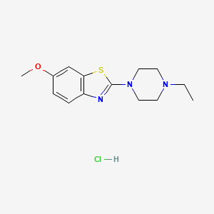 2-(4-ethylpiperazin-1-yl)-6-methoxy-1,3-benzothiazole hydrochloride - 1215463-81-2