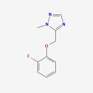 5-[(2-fluorophenoxy)methyl]-1-methyl-1H-1,2,4-triazole - 1466275-93-3