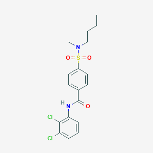 4-[butyl(methyl)sulfamoyl]-N-(2,3-dichlorophenyl)benzamide - 683763-98-6