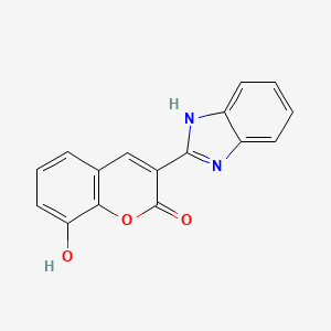 3-(1H-1,3-benzodiazol-2-yl)-8-hydroxy-2H-chromen-2-one - 892287-72-8