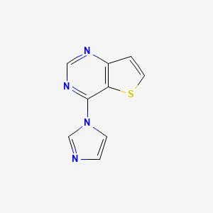 4-(1H-imidazol-1-yl)thieno[3,2-d]pyrimidine - 1010296-67-9