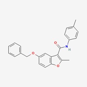 5-(benzyloxy)-2-methyl-N-(4-methylphenyl)-1-benzofuran-3-carboxamide - 929389-47-9
