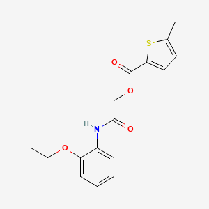 [(2-ethoxyphenyl)carbamoyl]methyl 5-methylthiophene-2-carboxylate - 387855-49-4