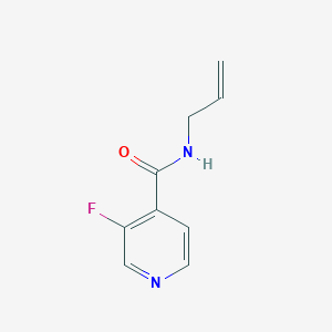 3-fluoro-N-(prop-2-en-1-yl)pyridine-4-carboxamide - 1493582-25-4
