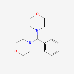 4-[(morpholin-4-yl)(phenyl)methyl]morpholine - 6425-08-7