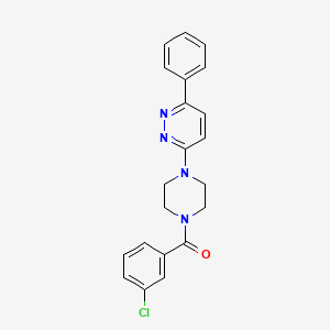 3-[4-(3-chlorobenzoyl)piperazin-1-yl]-6-phenylpyridazine - 1049214-29-0