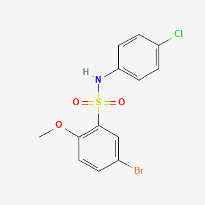 5-bromo-N-(4-chlorophenyl)-2-methoxybenzene-1-sulfonamide - 1182804-63-2