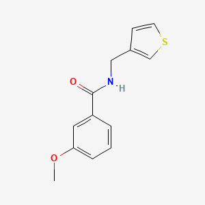 3-methoxy-N-(thiophen-3-ylmethyl)benzamide - 1060176-33-1