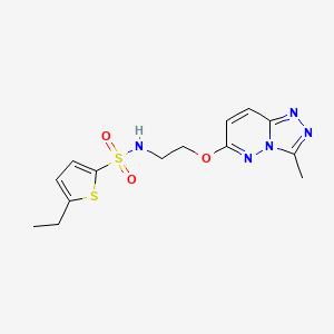 5-ethyl-N-[2-({3-methyl-[1,2,4]triazolo[4,3-b]pyridazin-6-yl}oxy)ethyl]thiophene-2-sulfonamide - 1021263-33-1