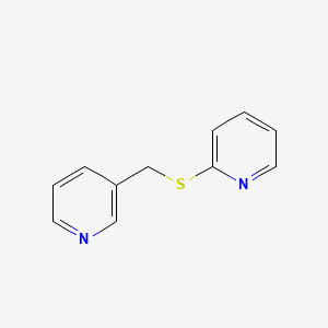 2-(Pyridin-3-ylmethylsulfanyl)pyridine - 4262-04-8