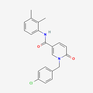1-[(4-chlorophenyl)methyl]-N-(2,3-dimethylphenyl)-6-oxo-1,6-dihydropyridine-3-carboxamide - 946278-14-4