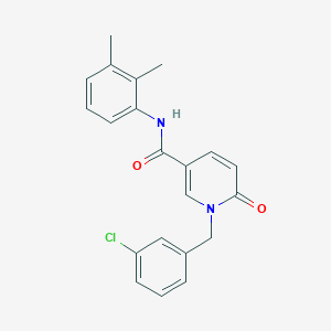 1-[(3-chlorophenyl)methyl]-N-(2,3-dimethylphenyl)-6-oxo-1,6-dihydropyridine-3-carboxamide - 946280-51-9