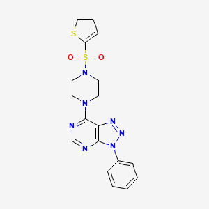 1-{3-phenyl-3H-[1,2,3]triazolo[4,5-d]pyrimidin-7-yl}-4-(thiophene-2-sulfonyl)piperazine - 946364-99-4