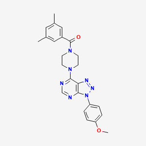 1-(3,5-dimethylbenzoyl)-4-[3-(4-methoxyphenyl)-3H-[1,2,3]triazolo[4,5-d]pyrimidin-7-yl]piperazine - 946364-39-2