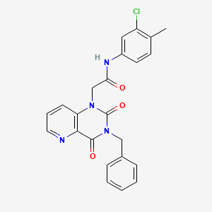 2-{3-benzyl-2,4-dioxo-1H,2H,3H,4H-pyrido[3,2-d]pyrimidin-1-yl}-N-(3-chloro-4-methylphenyl)acetamide - 921575-11-3