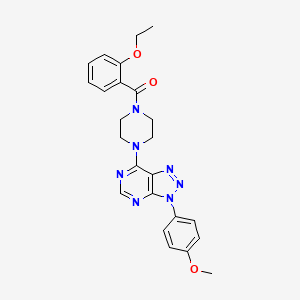 1-(2-ethoxybenzoyl)-4-[3-(4-methoxyphenyl)-3H-[1,2,3]triazolo[4,5-d]pyrimidin-7-yl]piperazine - 946230-32-6