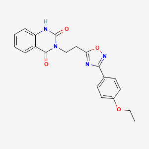 3-{2-[3-(4-ethoxyphenyl)-1,2,4-oxadiazol-5-yl]ethyl}-1,2,3,4-tetrahydroquinazoline-2,4-dione - 1031578-86-5