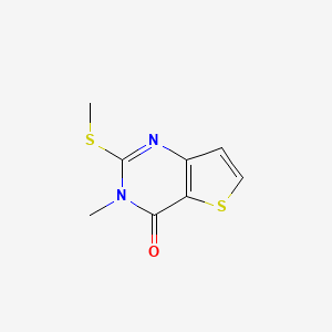 3-methyl-2-(methylsulfanyl)-3H,4H-thieno[3,2-d]pyrimidin-4-one - 1144479-73-1