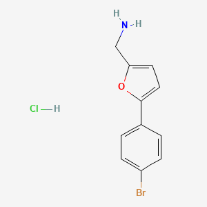 [5-(4-bromophenyl)furan-2-yl]methanamine hydrochloride - 1049741-11-8