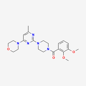 4-{2-[4-(2,3-dimethoxybenzoyl)piperazin-1-yl]-6-methylpyrimidin-4-yl}morpholine - 946363-40-2