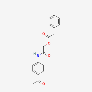 [(4-acetylphenyl)carbamoyl]methyl 2-(4-methylphenyl)acetate - 1794938-33-2