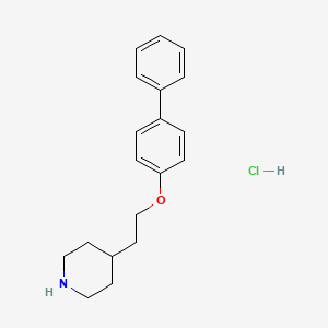 4-(2-([1,1'-Biphenyl]-4-yloxy)ethyl)piperidine hydrochloride - 1219971-96-6
