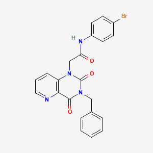 2-{3-benzyl-2,4-dioxo-1H,2H,3H,4H-pyrido[3,2-d]pyrimidin-1-yl}-N-(4-bromophenyl)acetamide - 921828-82-2