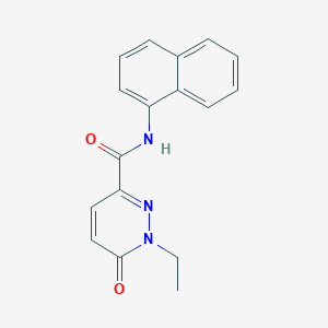 1-ethyl-N-(naphthalen-1-yl)-6-oxo-1,6-dihydropyridazine-3-carboxamide - 1049571-11-0