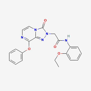N-(2-ethoxyphenyl)-2-{3-oxo-8-phenoxy-2H,3H-[1,2,4]triazolo[4,3-a]pyrazin-2-yl}acetamide - 1251544-26-9