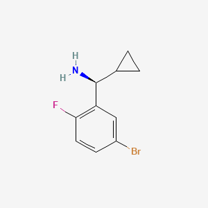 (S)-(5-Bromo-2-fluorophenyl)(cyclopropyl)methanamine - 1213185-93-3