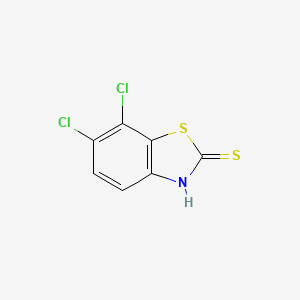 6,7-dichloro-2,3-dihydro-1,3-benzothiazole-2-thione - 908355-87-3