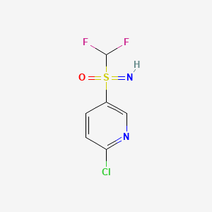 (6-chloropyridin-3-yl)(difluoromethyl)imino-lambda6-sulfanone - 2870652-81-4