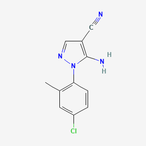 5-Amino-1-(4-chloro-2-methyl-phenyl)-1H-pyrazole-4-carbonitrile - 58791-80-3