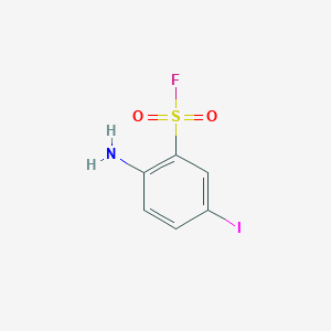 2-amino-5-iodobenzene-1-sulfonyl fluoride - 93496-73-2