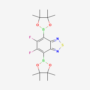5,6-Difluoro-4,7-bis(4,4,5,5-tetramethyl-1,3,2-dioxaborolan-2-yl)benzo[c][1,2,5]thiadiazole - 1295502-63-4