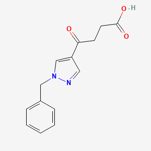 4-(1-benzyl-1H-pyrazol-4-yl)-4-oxobutanoic acid - 2013343-89-8