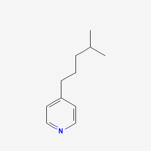 4-Isohexylpyridine - 22241-38-9