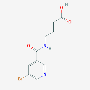 4-(5-Bromonicotinamido)butanoic acid - 5877-33-8