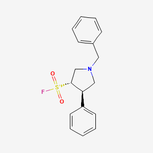 (3S,4R)-1-Benzyl-4-phenylpyrrolidine-3-sulfonyl fluoride - 2227033-59-0