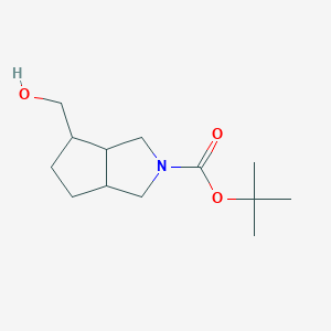 tert-Butyl 4-(hydroxymethyl)hexahydrocyclopenta[c]pyrrole-2(1H)-carboxylate - 1781984-45-9